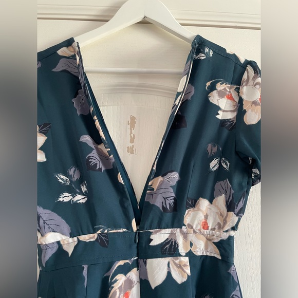 ASTR The Label - Teal Multi Floral Romper - Picture 6 of 10